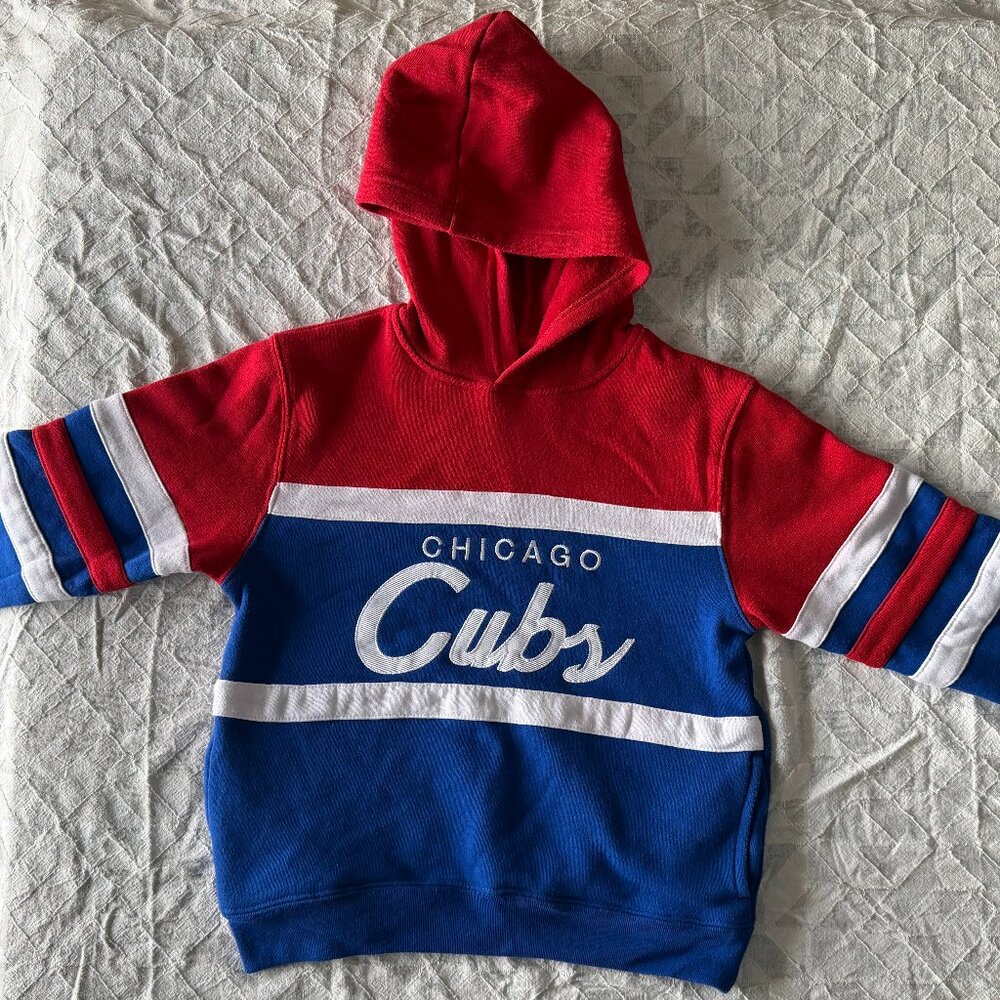 Mitchell & Ness Chicago Cubs Youth Hoodie - Size 8 - Excellent Condition!